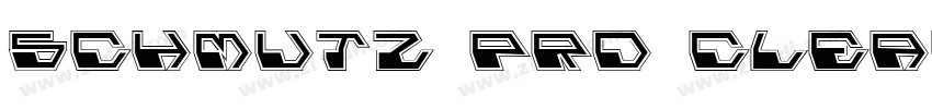 Schmutz Pro Cleaned字体转换